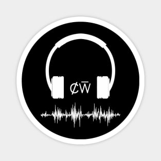 Headphone techno music lover cw Magnet